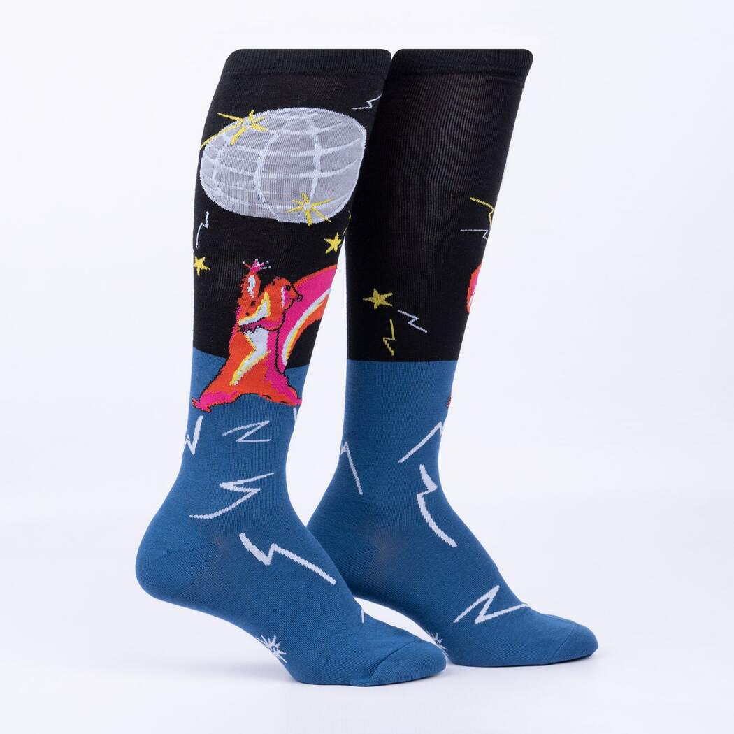 Disco Nut, Dancing Squirrel Knee Highs